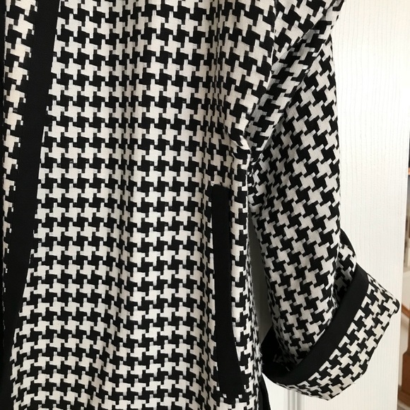 Piped Houndstooth Topper Jacket - Picture 3 of 6